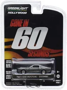 Greenlight Hollywood Gone in 60 Seconds 1967 Ford Mustang Eleanor DC451