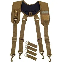 Tactical Duty Belt Harness Suspenders Padded Tool Belt Suspender Heavy Duty W...