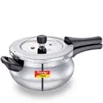 Prestige Deluxe Svachh Stainless Steel Pressure 3.3L Mini Handi, Silver 