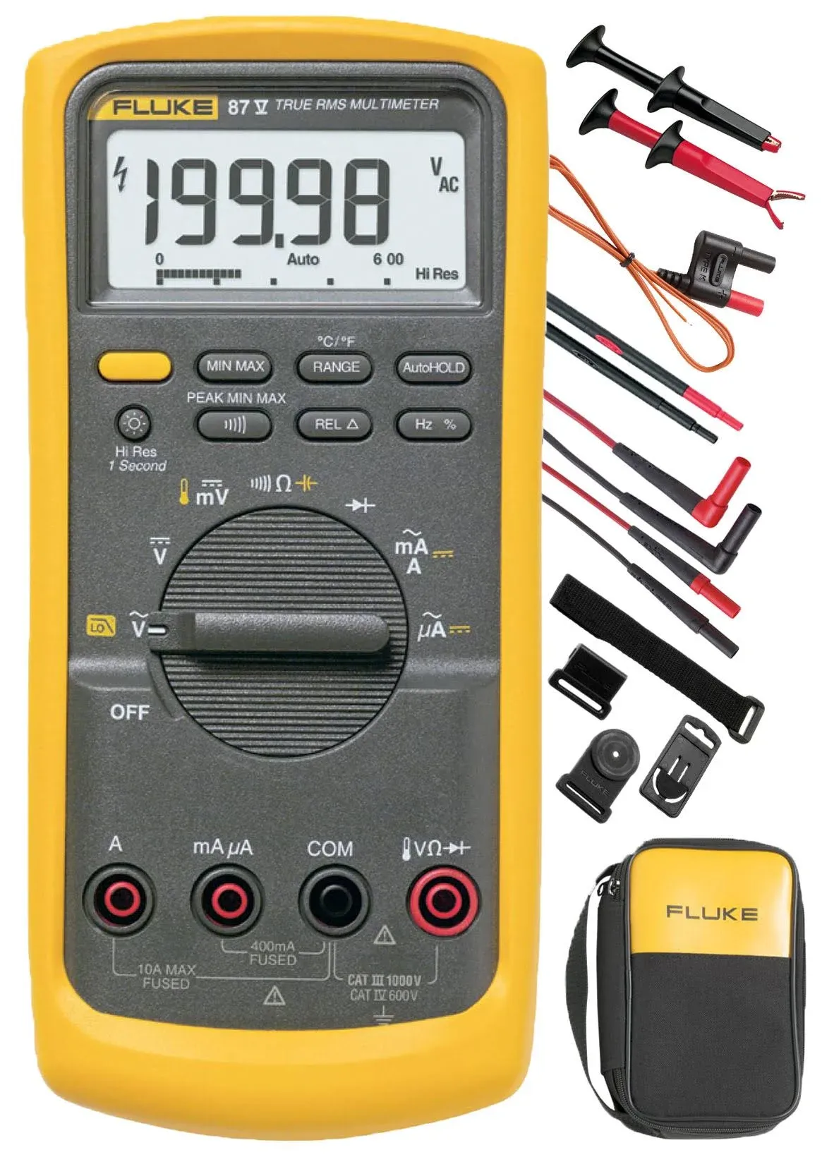 Fluke 87-5/E2 Industrial True RMS Multimeter Combo Kit FLUKE-87-5/E2 KIT