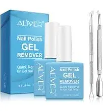 Gel Nail Polish Remover, Ultra-Powerful Nail Polish Remover for Natural, Nail Po