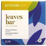 Leaves Bar Detox Shampoo Sea Salt  4 Oz By Attitude