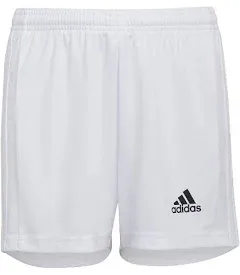 NWT Adidas Girls White Squad 21 Soccer Shorts sz L