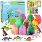 Bath Bombs for Kids with Surprise Toys Inside - XXL Dinosaur Toys Bath Bomb G...