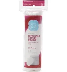 Medline Simply Soft Exfoliating Cotton Rounds