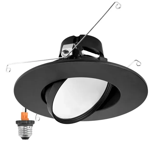 Maxxima 5 in. and 6 in. Rotatable LED Retrofit Downlight Gimbal