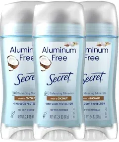 Secret Deodorant, Aluminum Free, Rosewater - 2.4 oz