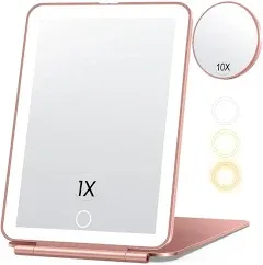 Rechargeable Travel Makeup Mirror