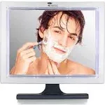 Deluxe LED Fogless Shower Mirror with Squeegee - ToiletTree Products