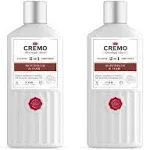 Cremo Barber Grade Bourbon & Oak 2-in-1 Shampoo & Conditioner, 16 fl oz (2-Pack)