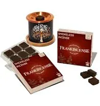 Frankincense Incense Bricks & Burner Set