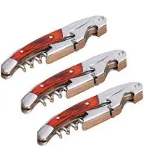 Professional Waiter Corkscrew Wine Key for Bartenders Set of 3,With Long Rose...