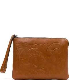 In Great Condition ** Patricia Nash Cassini Tooled
Leather Wristlet