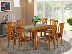 East West Furniture 9 Pc Dining Room Set