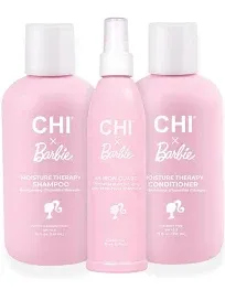 CHI X Barbie Pink 3 Piece Gift Set Shampoo Conditioner Silk Infusion NEW!