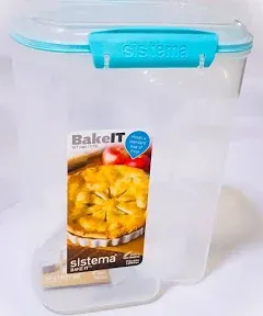 Sistema Bake It Food Storage Flour Container with Cup