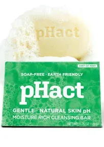 pHact Soap Free Moisturizing Cleansing Bar x 3 Andrew Lessman 4.25 oz each New