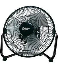 Comfort Zone CZHV9B 9-Inch 3 Speed High Velocity Cradle Fan