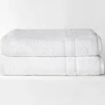 Cozy Earth The Premium Plush Bath Sheets White