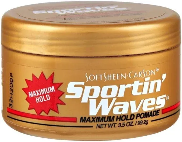 Sportin' Waves Maximum Hold Pomade 3.5 oz