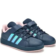 "Girls' Adidas Little Kid Grand Court 2.0 EL C Sneakers"