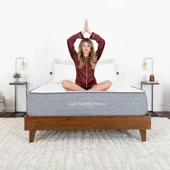 Lull Luxe 6-Layer Queen Size Hybrid Mattress | 13 inch Bed in a Box | Highest Density Memory Foam Mattress with Individually Wrapped Springs | Therapeutic Support | 365 Night Trial