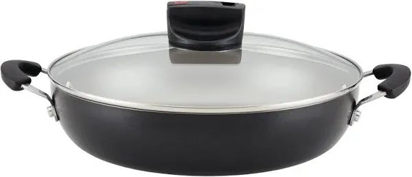 Farberware Smart Control Nonstick Everything Pan with Lid, 11.25-Inch, Aluminum