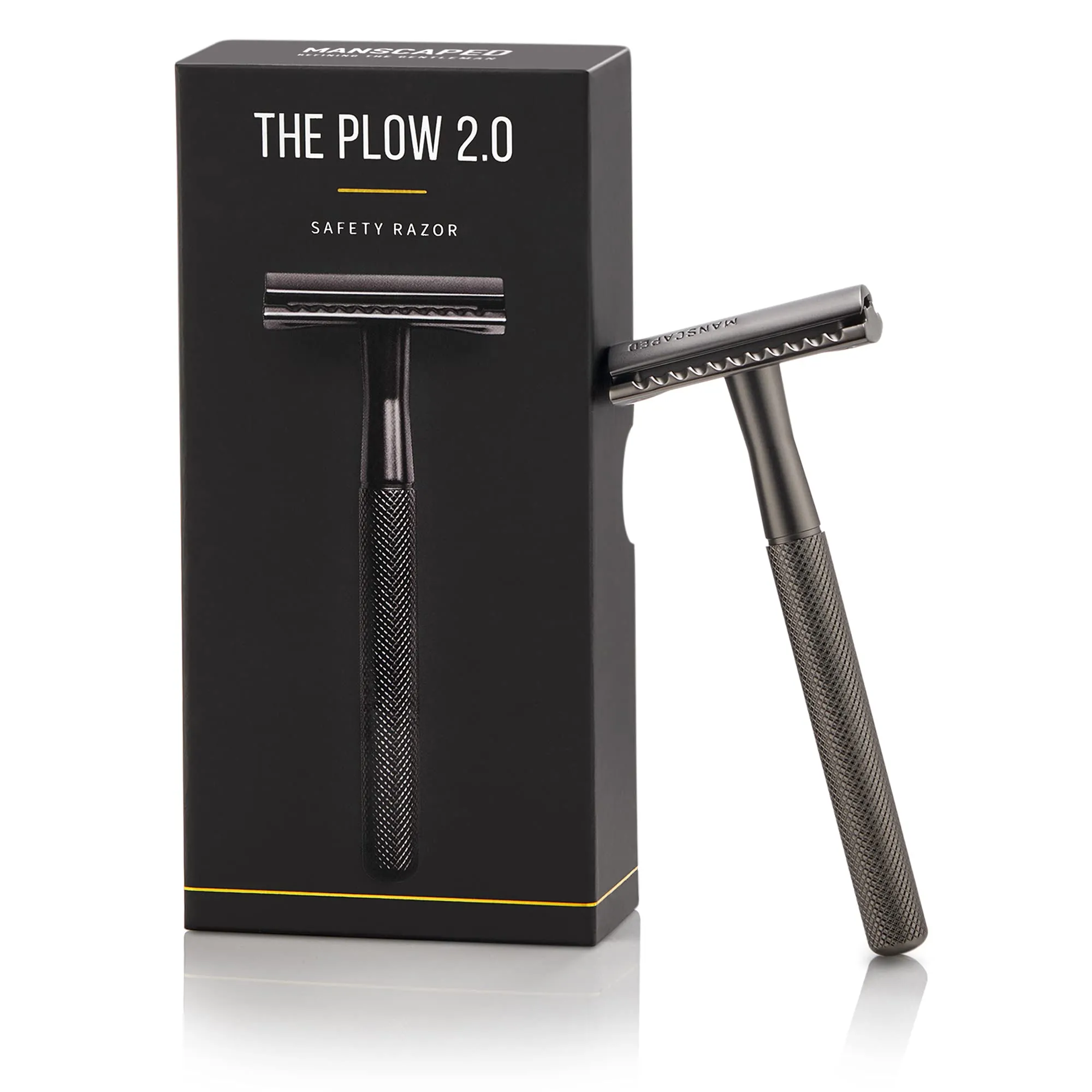 Manscaped The Plow 2.0 Double-Edge Single Blade Safety Razor -- Great Cond