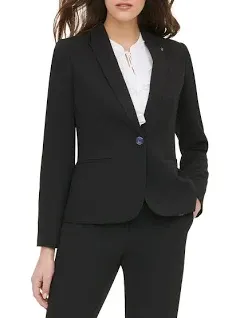 Tommy Hilfiger Women's One Button Blazer