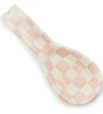 MacKenzie-Childs Rosy Check Spoon Rest