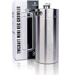 128 OZ Stainless Steel Mini Keg Portable Beer Growler Craft Beer Barrel