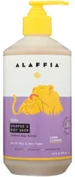 Alaffia Coconut Strawberry Shampoo & Body Wash 16 fl oz