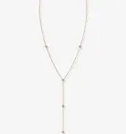 Lariat Station Necklace