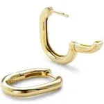 Ana Luisa Gold Hoop Earrings - Rox Small - Gold, Gold