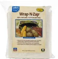 Wrap N Zap 100% Cotton Batting Pellon 45 X 1 Yard New in Package Microwave Safe