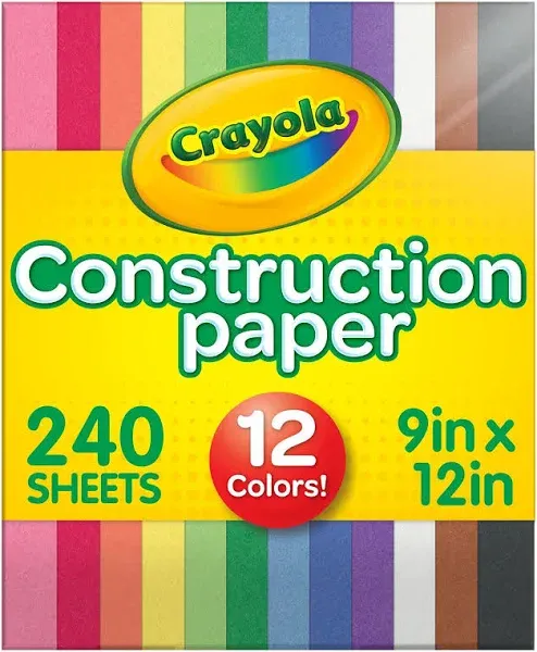 Crayola® Construction Paper, 240ct.