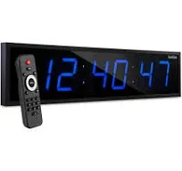 Huge 36&#034; Inch Large Big Oversized Digital LED Clock with Stopwatch, Alarms, Coun