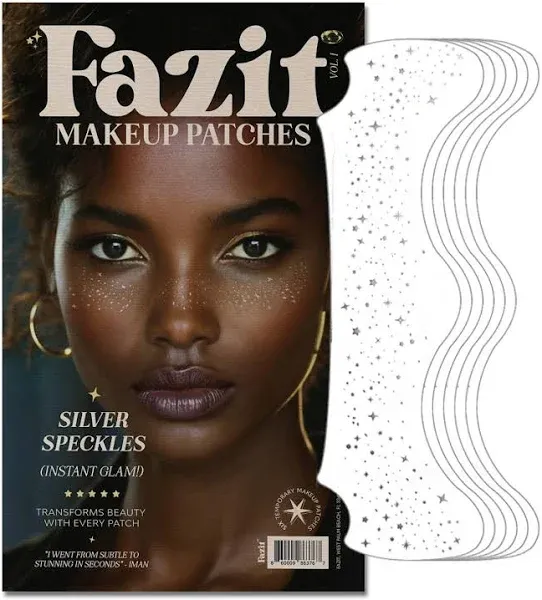 Fazit Glitter Freckles Makeup Patches-Silver Speckles