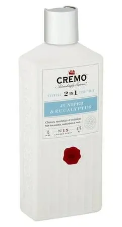 Cremo 2-in-1 Shampoo & Conditioner with Juniper & Eucalyptus Scent