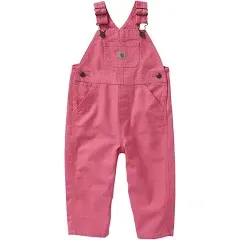 Carhartt Girls' Loose Fit Canvas Bib Overalls