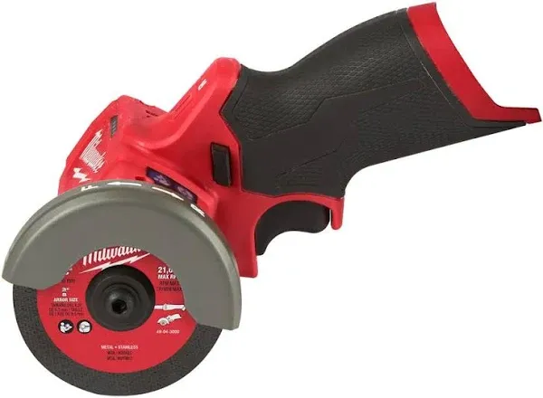 MILWAUKEE 2522-20 3&quot; Blade Diameter, 20,000 No Load RPM, 3/8&quot; or 7/16&quot; Arbor Compact Cut Off Tool