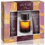 Guess 1981 Los Angeles Men Gift Set - Silver/Navy