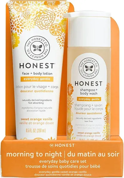 Honest Morning to Night Everyday Baby Care Set