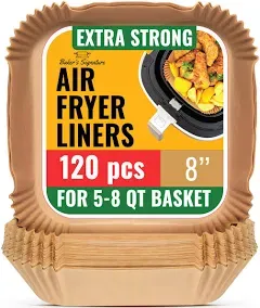 Air Fryer Liners, Disposable Airfryer Paper Liners – Non-Stick and Oil 240 pcs