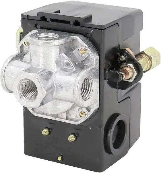 Heavy Duty Pressure Switch for Air Compressor 135-175 psi Four 4 Port 26 Amp by 