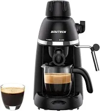 Sowtech CM6811 3.5 Bar 4 Cups Espresso/ Cappuccino Coffee Maker - NEW