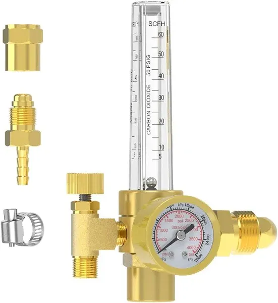 QB01 Argon/CO2 Welding Flow Meter Gas Regulator