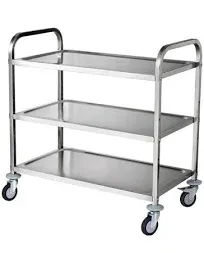 Skyshalo 3-Tier Utility Cart Rolling Cart