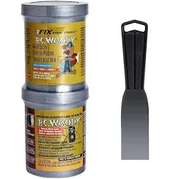 PC Products PC-Woody Wood Repair Epoxy Paste Kit with Mixing Tool Two-Part 6 ...