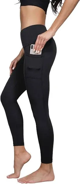 Yogalicious High Waist Ultra Soft 7/8 Ankle Length Leggings with Pockets for Women